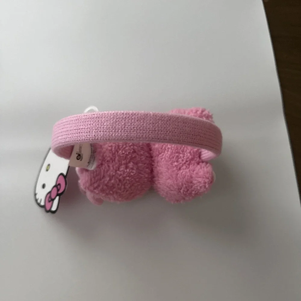 Hello Kitty, Pink Fuzzy Earmuffs Toddler 3+ New With Tags
